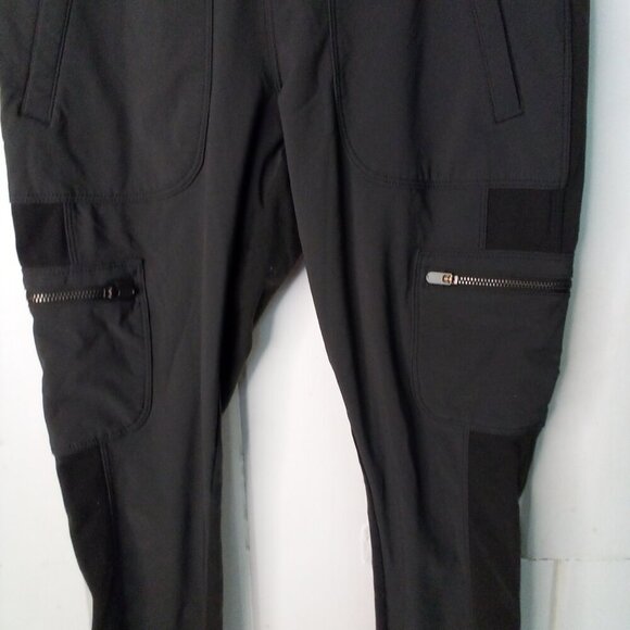 Athleta Pants Women 4 Ankle Cropped Cargo Zip Pockets Active Green - Picture 4 of 15